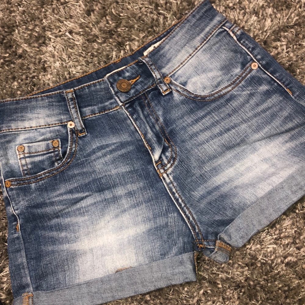 Denim shorts